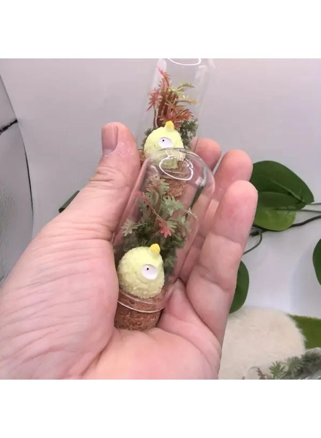 1pc Festive Green Animal Decoration in Glass Jar for Home Holiday Christmas Gift - Image 5
